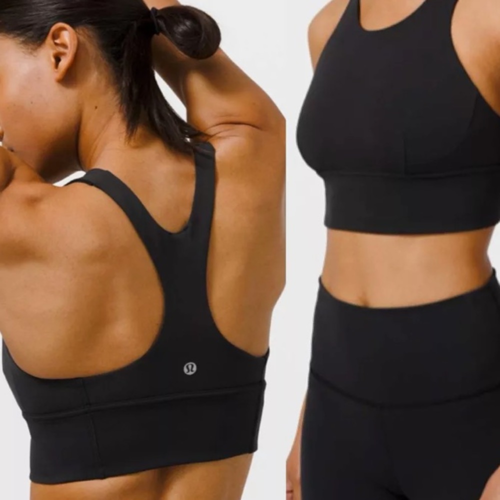 Lululemon Wunder Train Long Line Bra Medium Support C/D Cups Size 6